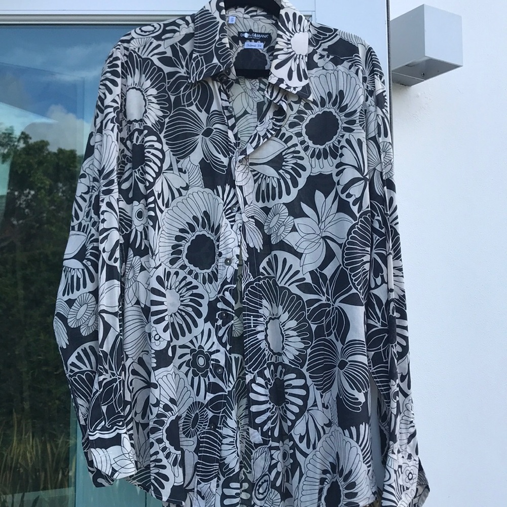 Men dress shirt dolce and gabbana